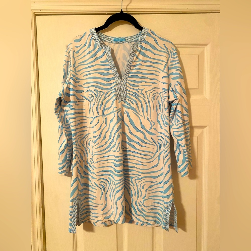 J McLaughlin Catalina Knit Tunic Top Size Medium
